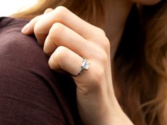 Antique 1.61Ct Diamond and Platinum GIA Certified Ring Circa 1925