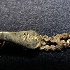 Vintage 14K Gold Filled 18 Inch N/C Braided Serpentine Necklace, 2.3 Grams