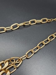 Gorgeous Double Layered Statement Necklace with Acrylic Charm Beads