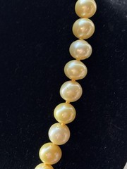 Vintage Sterling Silver Freshwater Pearl 18″ Necklace Bracelet SET 925 Cultured
