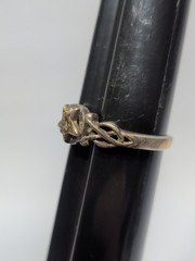 ✨VINTAGE✨ 925 Sterling Silver PSCL Peter Stone Signed Celtic Band Ring Size 8.75