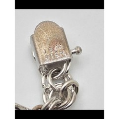Heavy Vintage Jem Ster Sterling Charm Bracelet – 14 Sterling Charms 8″