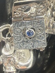 Sterling Silver 925 September 11 Memorial Charm Bracelet 7 Inches 54.4 Grams