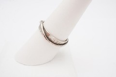 Vintage Sterling Silver 925 Ring Size 8.5 Textured