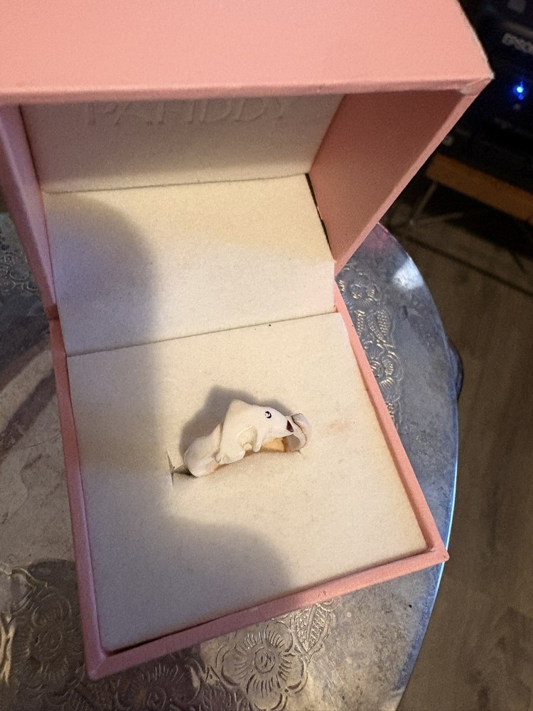 Carved Seashell Ring Fish Shape Size 4