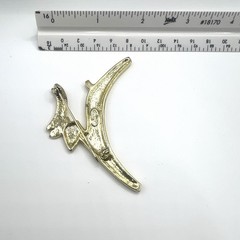Reindeer Brooch By Danecraft Modernist Gold Tone 3 Inches Vintage
