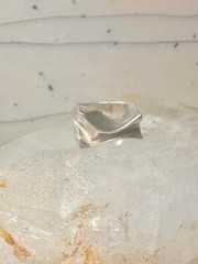 Bjorn Weckstrom ring size 5.50 band sterling silver women circa 1970’s