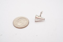 Vintage Sterling Silver 925 Bull Horn Pendant