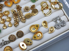 Vintage Now Lot Chunky Statement Earrings Dangle 80’s Costume Enamel Post