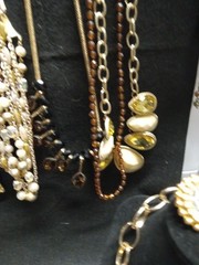 Vintage 2 Modern Costume Jewelry Necklaces Bracelets Earrings And More Amber Lot