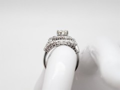 Vintage 1930s $14,000 3.50ct Old Euro VS H Diamond Platinum HALO Band Ring 11g