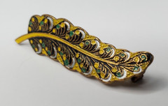 Vintage Brooch Pin Back button Hand made