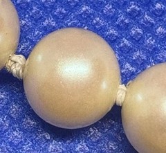 Antique 8 mm Sweetwater Pearls Silver 835 Necklace 29.5 Inches GERMANY vintage