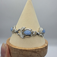 Vintage Coro Silver Toned Bracelet Earrings Set