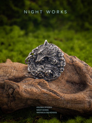 Vintage Viking Wolf Pendant Necklace for Men and Women Norse Mythology Jewelry