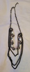 Vtg Lot 10 Costume Fashion Jewelry Quartz Faux Pearl Earrings Necklaces Estate