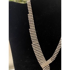 Vintage Rhinestone Icy Necklace