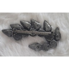 Vintage Aurora Borealis Stone Brooch