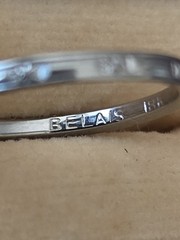 Vintage Belais 18K White Gold Wedding Band