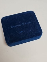 Vtg JBK CAMROSE & KROSS Jaqueline Kennedy Signed JBK USA Greek Coin Brooch