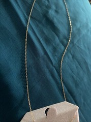 Vintage Dansal 14K Gold Filled Cultured Pearl Pendant Necklace 18” New Old Stock