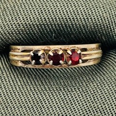 Vintage Soviet Gilding Ring Silver 875 Women’s Jewelry