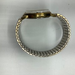 Vintage Luxor Wrist Watch 17 Jewels Waterproof Incabloc Accordian Wrist Band USA