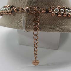 Vintage Cleopatra Necklace Egyptian Revival Mixed Metals Nakamol Collar 18 Inch