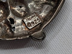 Jezlaine .925 Sterling Silver Noah’s Ark Figural Brooch Pin Elephant Giraffe…