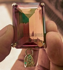 120 Ct Natural Color Change Alexandrite Emerald Cut Certified Loose Gemstone 6k