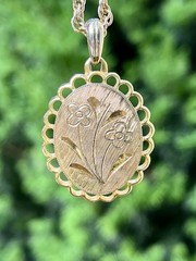 Vintage Jewelry Lot Nature Inspired Botanical & Flowers Gold Tone
