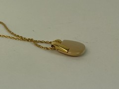 Vintage 1960s Crown Trifari Modernist Enamel Pendant Necklace 29 in
