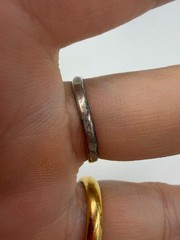 Vintage Sterling Silver Ring Southwest MOP? Shell Size 7 PJ
