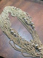 Vintage Gold Tone 24 Inch Necklace