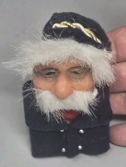 Signed Numbered Sailor Captain Northwest Santa Creations Brooch Embellished Art