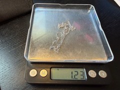 1.23g Vintage Sterling Silver 925 Adjustable Cable Chain Necklace 21 in M