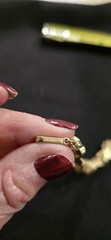 Trifari Rhinestone Necklace Goldtone