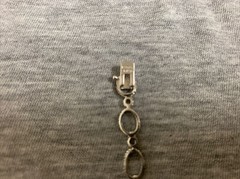 Vintage Sterling Onyx Cabochon & Cubic Zirconia Link 16” Tennis Necklace