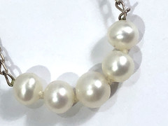 Avon Necklace Sterling Silver 925 Graduated Pearl – 18 inch Length