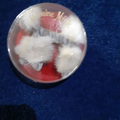 VINTAGE ORIGINAL FUR POODLE BROOCH MINT IN CONTAINER