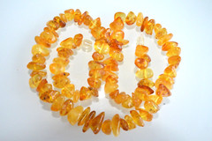 40gr RUSSIAN SOVIET BALTIC AMBER BEAD NECKLACE 琥珀 BRACELET STONE PENDANT EARRING
