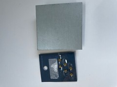 NWT LOT of Universal Thread Semi Precious Cube Earrings & Gift Boxed Ball DJ200