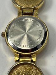 VTG Jewelry Gold Tone Earrings Watch Bracelets Liz Claiborne Neckace Pin READ