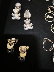 20 Pair Vintage Clip On EarRings Various Colors And Styles As Pictured Lot 02