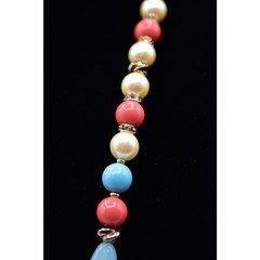 R.J Graziano Vintage Crystal Necklace Beaded Station Neiman Marcus $190 NOS BinE
