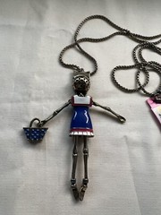 Betsey Johnson Ivy League Skull Sailor Girl Pendant Rare – 11