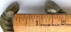 Heavy Vintage Manilla Fulani Currency Cuff Bracelet ~ Bronze Brass Copper Alloy