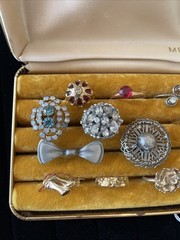 Vintage Jewelry Ring Lot Sarah Coventry, Barclay, Avon, Park Lane, Mele Lot 115