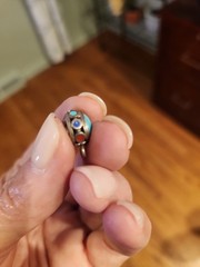 Vintage Sterling Silver Multistone Pendant