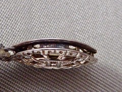 VINTAGE HAND STRUNG CULTURED WHITE AND BLACK PEARL BRACELET 8 ” STERLING CLASP
